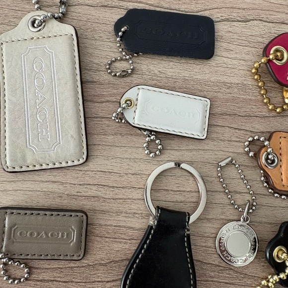 Coach Multicolor Leather Keychain Collection - Picture 3 of 13